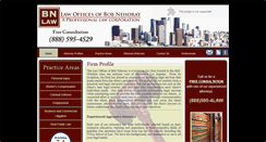 Desktop Screenshot of nehoraylaw.com